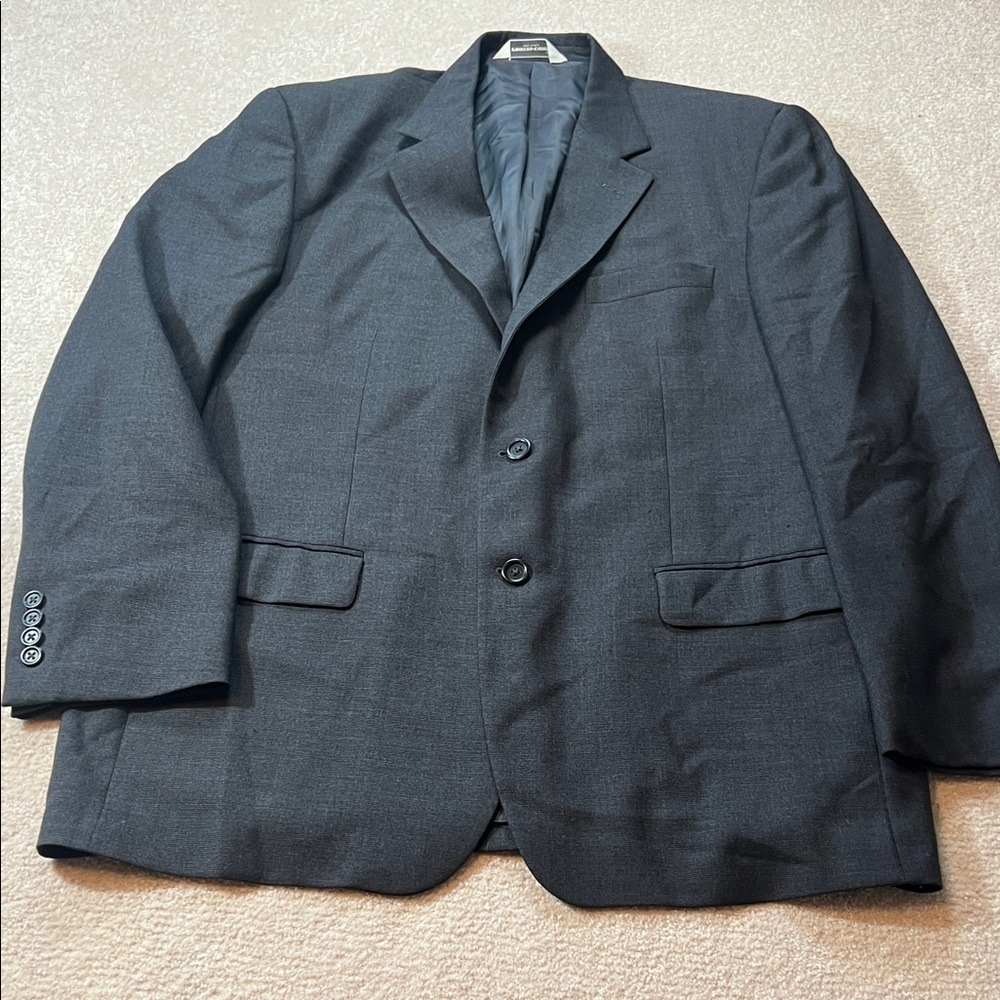 PRONTO UOMO Mens Charcoal Gray Wool Blend Suit Jacket Blazer 44‎ REGULAR Italy